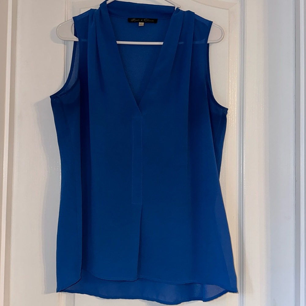 Rose + Olive Tank Top Blouse - large